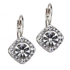 Tiffany Legacy Style Austrian Crystal Lever Back Earrings