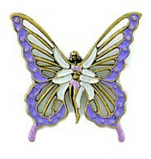 vintage fashion butterfly brooch