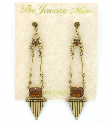 Vintage Reproduction Victorian Style Chandelier Earrings