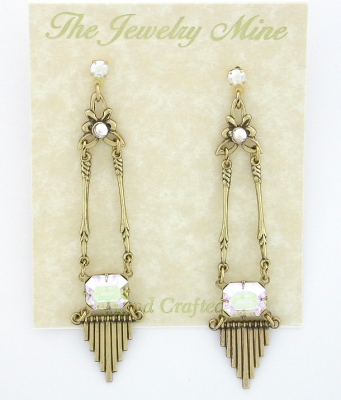Vintage Reproduction Victorian Style Chandelier Earrings