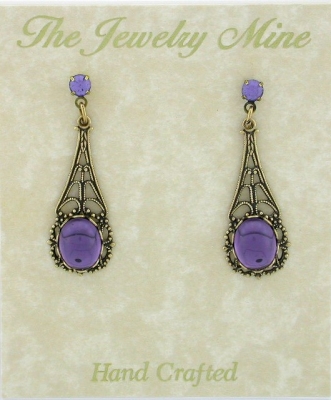 Vintage Victorian Style Filigree Earrings