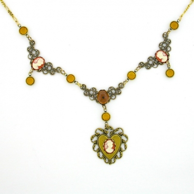 Cameo Costume Necklaces,Cameo Fashion Jewelry,Reproduction Cameo Necklaces