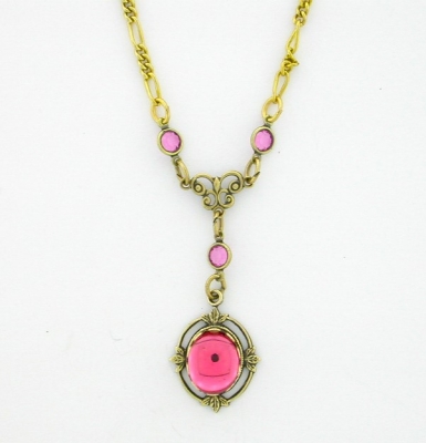 victorian jewelry,victorian necklace,vintage necklace,antique necklace,austrian crystal necklace