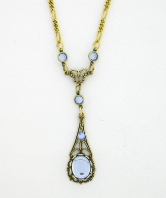 vintage pendant,victorian jewelry,victorian necklace,vintage necklace,antique necklace,austrian crystal necklace