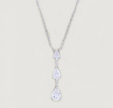 past present future cz necklace