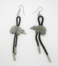 Fish Earrings - Polished Pewter 