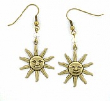 Sun Charm Earrings