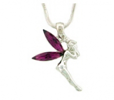 austrian crystal tinker bell necklace