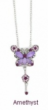 austrian crystal butterfly necklace