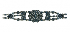 vintage look Victorian style Austrian crystal costume bracelet