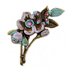 fashion jewelry flower brooch