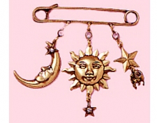 celestial fashion charm pin