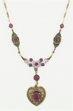 Vintage Victorian Heart Necklace