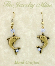 dolphin earrings,nautical fashion jewelry