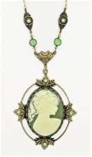 Vintage Reproduction Victorian Style Cameo Necklace
