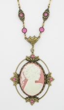 Vintage Reproduction Victorian Style Cameo Necklace