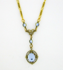 victorian jewelry,victorian necklace,vintage necklace,antique necklace,austrian crystal necklace