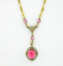 victorian jewelry,victorian necklace,vintage necklace,antique necklace,austrian crystal necklace