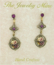 1928 Reproduction Victorian Style Fashion Earrings