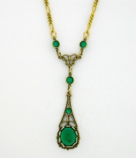vintage pendant,victorian jewelry,victorian necklace,vintage necklace,antique necklace,austrian crystal necklace