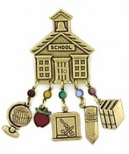 school teacher charm pin,school teacher jewelry