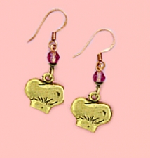 chef's hat earrings