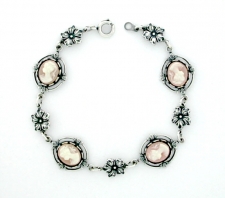 Vintage Reproduction Victorian style cameo costume bracelet